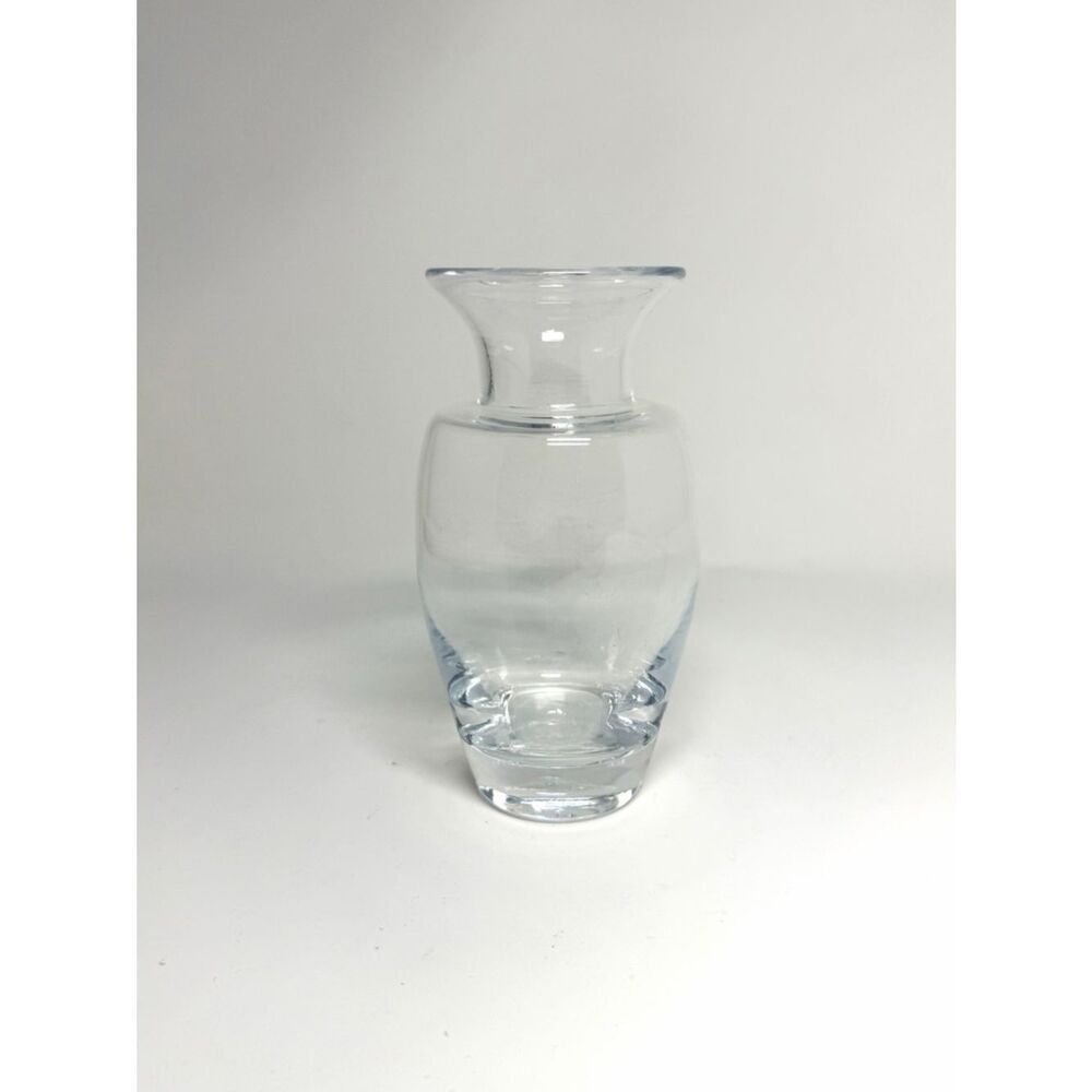 Simon Pearce Glass Vase Shelburne Art Glass Hand Blown 5.75”